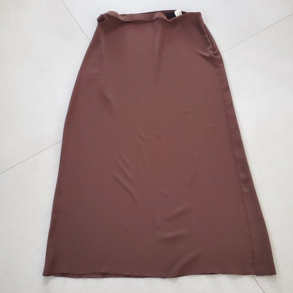 Zara Chocolate Brown Pencil Skirt - Picture 1 of 5